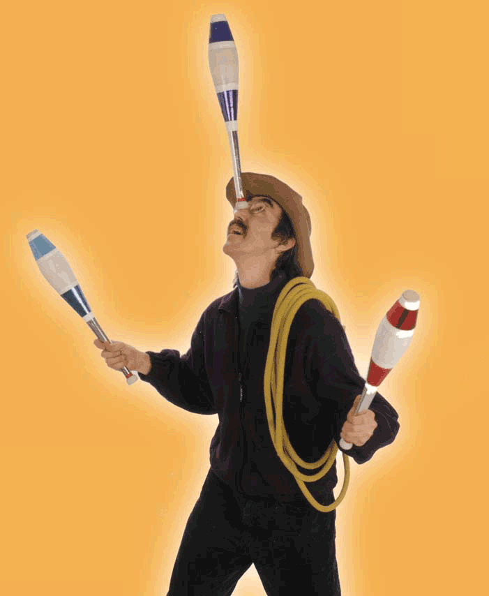 Jim Balancing Clubs